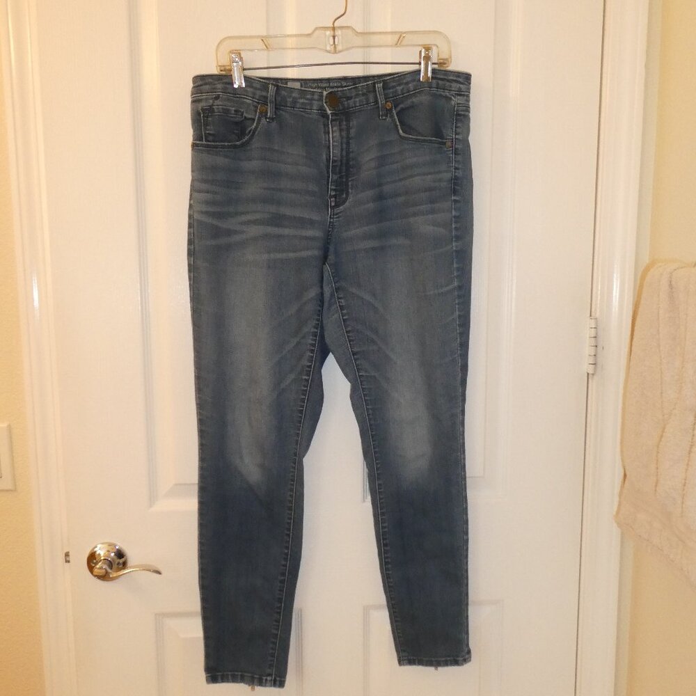 Mossimo High Waist Ankle Skinny Jeans Size 8